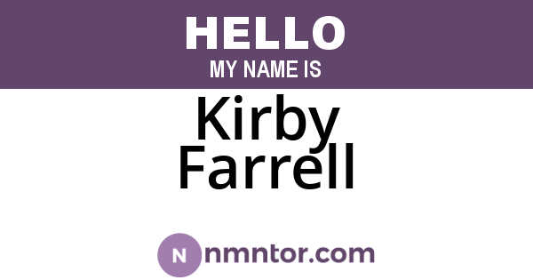Kirby Farrell