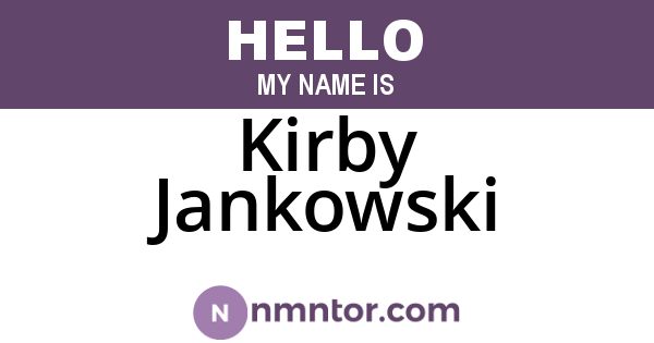 Kirby Jankowski