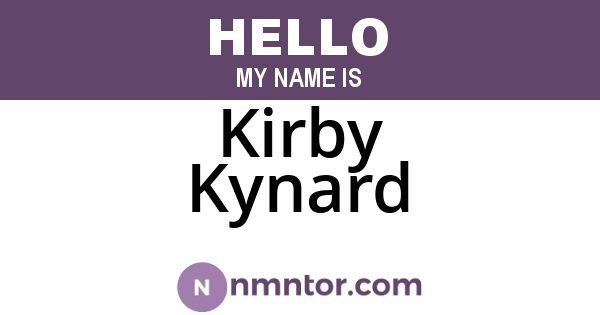 Kirby Kynard