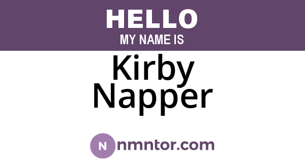 Kirby Napper