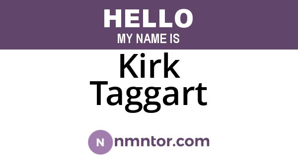 Kirk Taggart