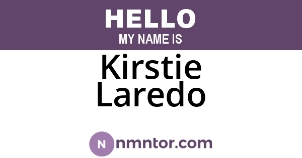 Kirstie Laredo