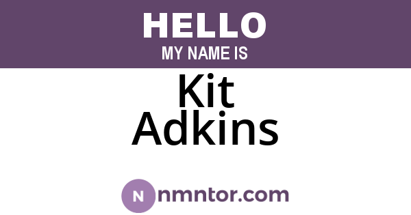 Kit Adkins