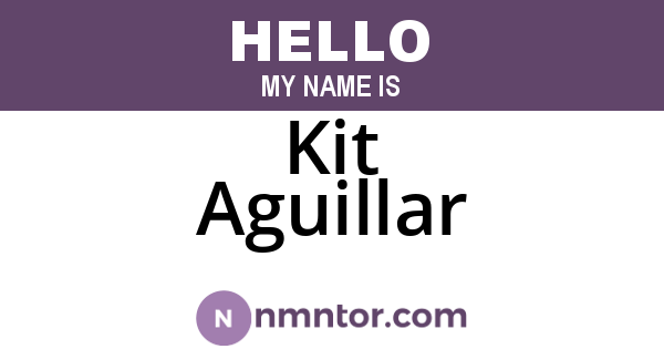 Kit Aguillar
