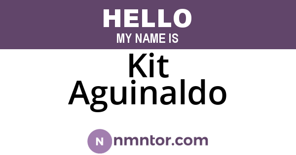 Kit Aguinaldo