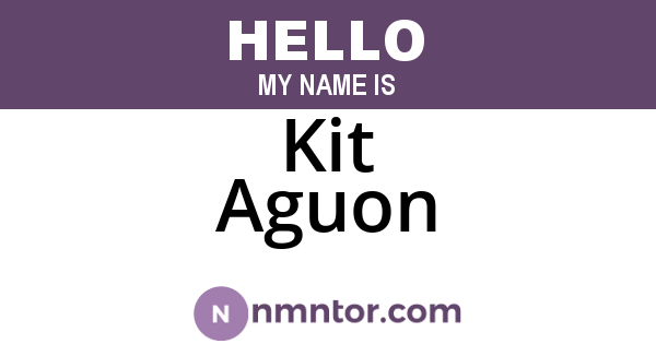Kit Aguon
