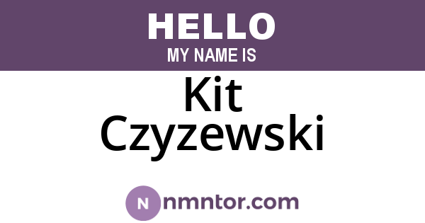 Kit Czyzewski