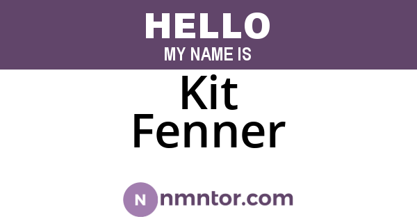 Kit Fenner