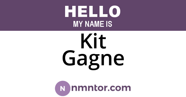 Kit Gagne