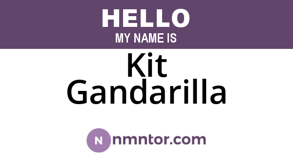 Kit Gandarilla