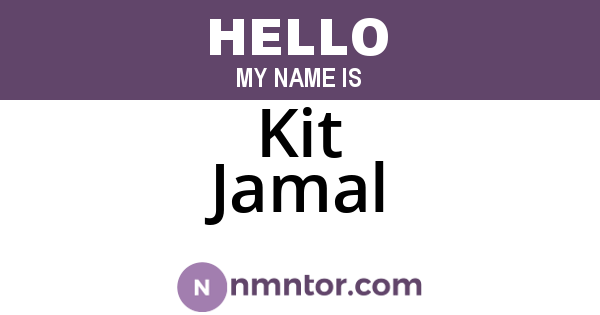 Kit Jamal