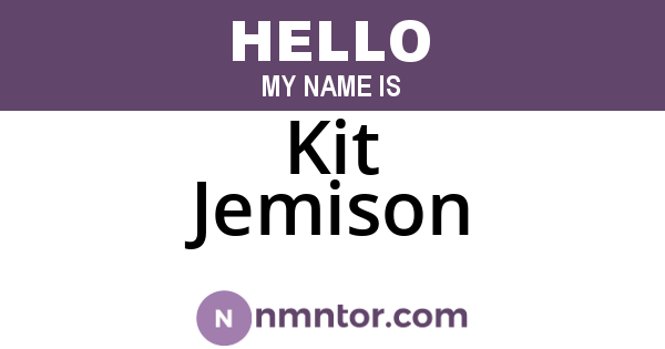 Kit Jemison