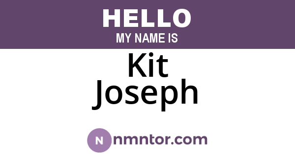 Kit Joseph