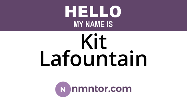 Kit Lafountain