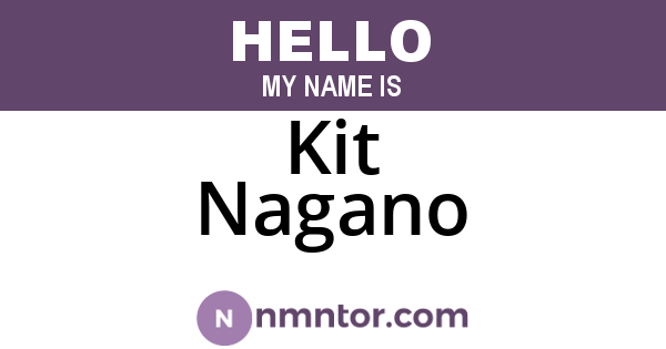 Kit Nagano