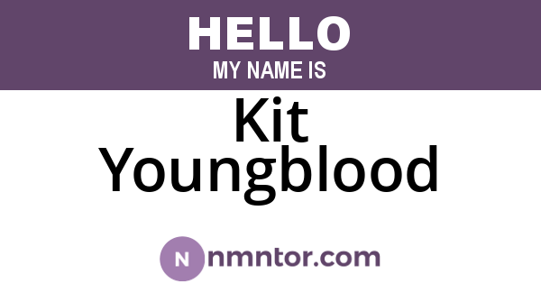 Kit Youngblood