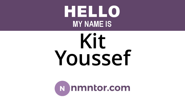 Kit Youssef