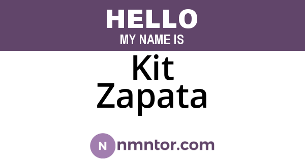 Kit Zapata