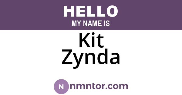 Kit Zynda