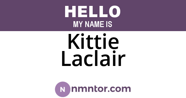 Kittie Laclair