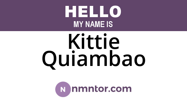 Kittie Quiambao
