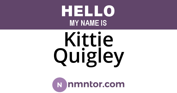 Kittie Quigley