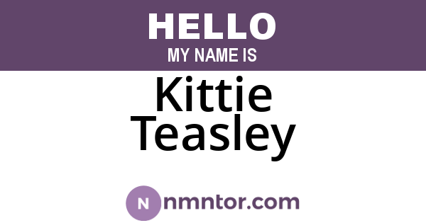 Kittie Teasley