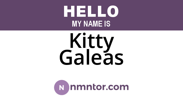 Kitty Galeas