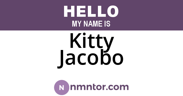 Kitty Jacobo