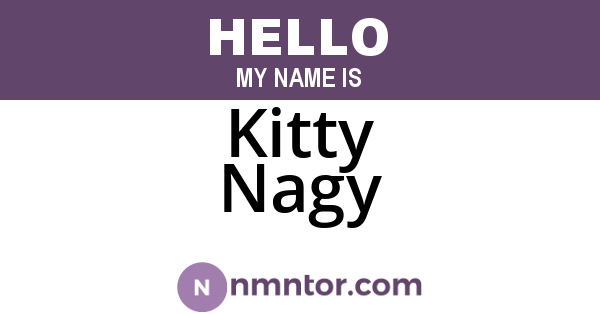 Kitty Nagy