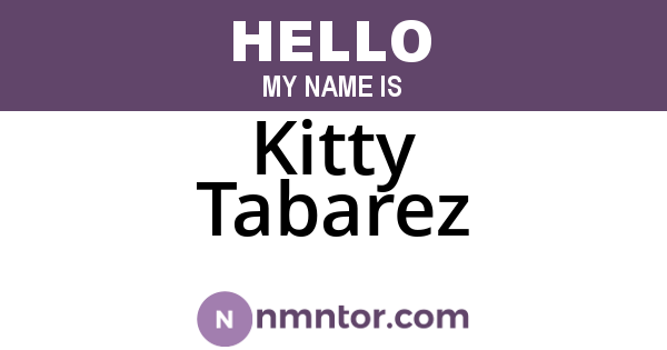 Kitty Tabarez