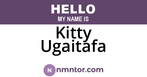 Kitty Ugaitafa
