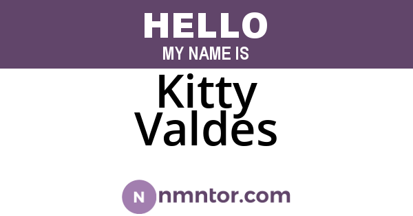 Kitty Valdes