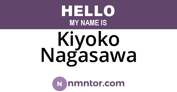 Kiyoko Nagasawa