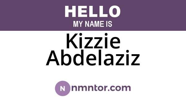 Kizzie Abdelaziz