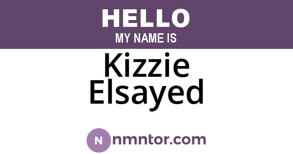 Kizzie Elsayed