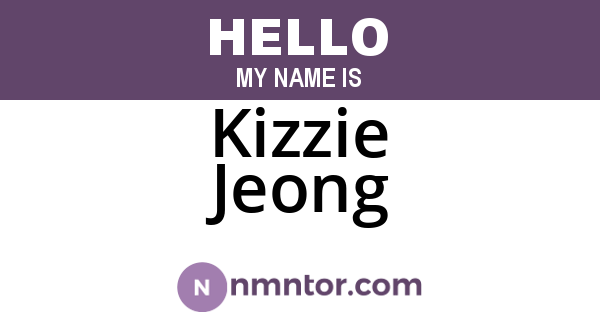 Kizzie Jeong