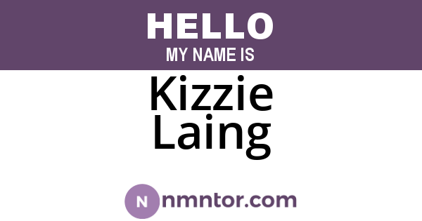 Kizzie Laing