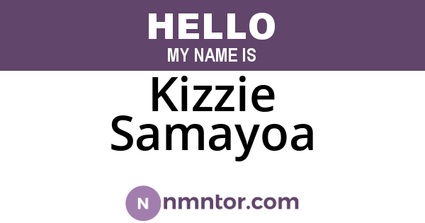 Kizzie Samayoa