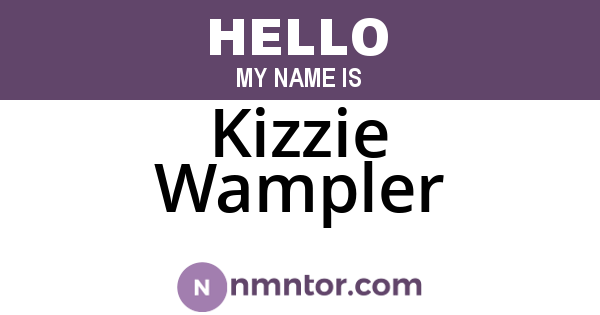 Kizzie Wampler