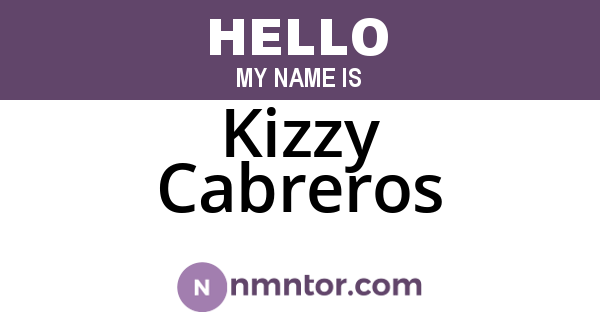 Kizzy Cabreros