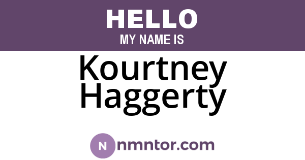 Kourtney Haggerty