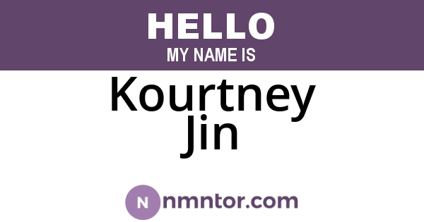 Kourtney Jin