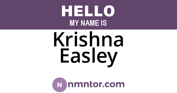Krishna Easley