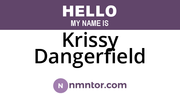 Krissy Dangerfield
