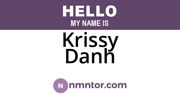 Krissy Danh