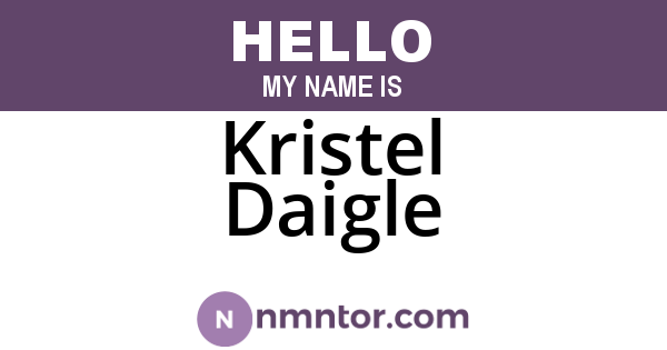 Kristel Daigle