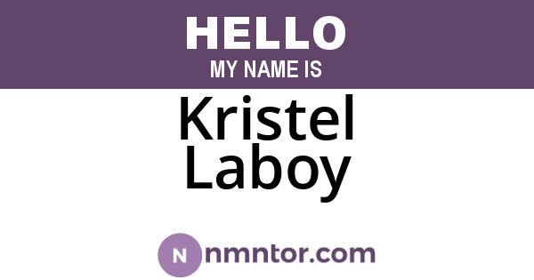 Kristel Laboy