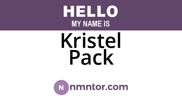 Kristel Pack