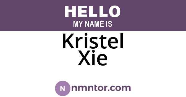 Kristel Xie